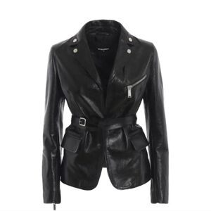 Dsquared2 fitted biker jacket - brand New! Size 40, but runs very small.